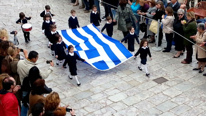 Hydra's Oxi Day Parade, 2014