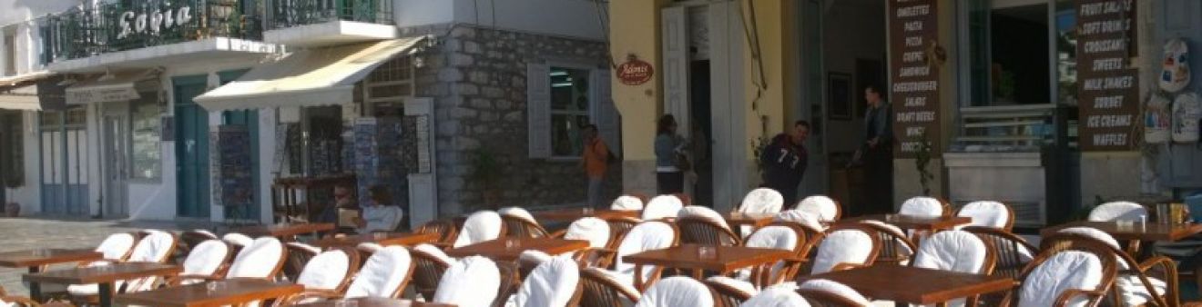 GoGos cafe Hydra Harbor