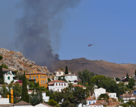 Summer Fires on Hydra