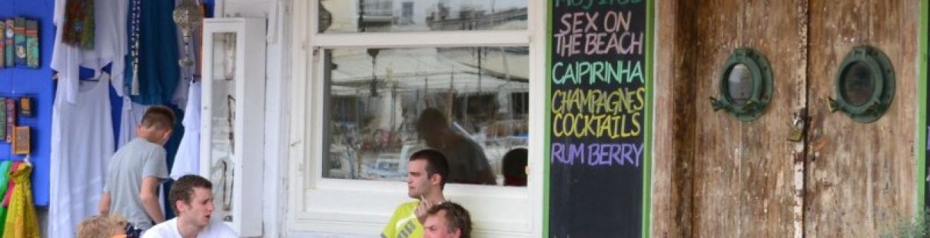 Papagalos Bar Hydra Greece