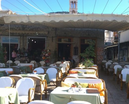 Roloi Cafe Hydra Greece