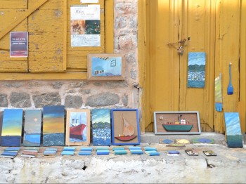 Arts and culture on Hydra Island Greece